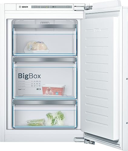 Bosch GIV21ADD0 Serie 6 Einbau-Gefrierschrank, 104 kWh pro Jahr, 95 L, LowFrost, BigBox, Einbau, 88 x 56