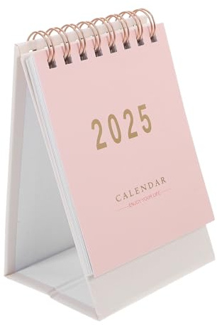 NUOBESTY Calendario De Escritorio 2025 Mini Lindo Calendario De Escritorio Calendario Plegable Para Escritorio Calendario De Bolsillo Mini Calendario De Escritorio Calendario De Escritorio
