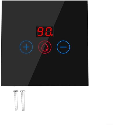 Smart Water Heater Timer Switch, Smart for IMMERSION Heater Timer Switch, WiFi Water Heater Switch, Design, Voice APP Control, Power Monitor(black)