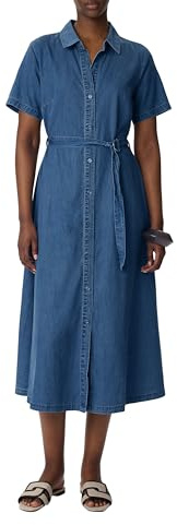 Comma Hemdblusenkleid aus fließendem Lyocellmix