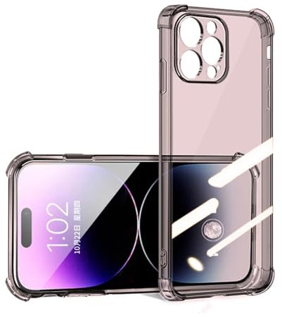 Custodia in silicone color caramella per iPhone 15 14 Cover posteriore trasparente sottile in cristallo (per iPhone 13 Mini/rosa)
