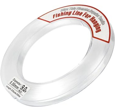 Transparent Fiskelina 200 meters längd osynlig och flytande | Osynliga Snören Och Trådar För , Lägenhet, Skola, Studentrum, Ballonggirlander, Pyssel Och Bildupphängning