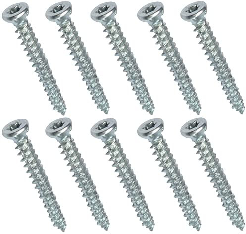 AERZETIX - C48381 - Satz von 10 Schraubanker betonschrauben ankerschrauben direkt für beton Ø7.5x62mm senkkopf konisch - mit abdruck stern T30 - direkte befestigung ohne dübel