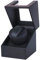 DRAIGERWAY Watch Winder Remontoir Montre Automatique Boîte Cuir Vitrine Acrylique Rotation Silencieux Cadeau pour 1 Montre (Faser aus Kohlenstoff-DGW)