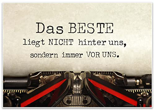 wandmotiv24 Poster als Wanddeko, Größe Din A1, Schreibmaschine, Spruch, Vintage, Moderne Wanddeko, Wandbilder, Deko, Bild M0205