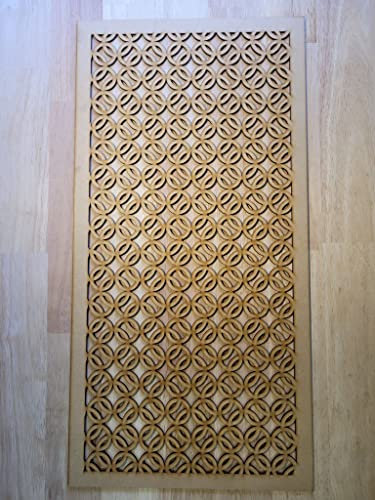 Trellis Ring Screen Radiator Cabinet wall Decorative Screening-grille- Perforated MDF panel (1200x600mm) 0010
