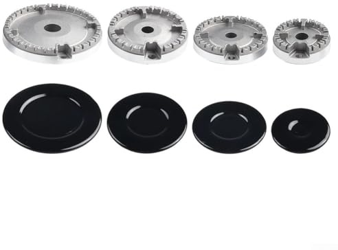 Homefurnishmall Set di cappelli da cucina, set di cappelli da forno, fornello a gas, accessori per stufe da cucina, kit con coperchio per fornelli a gas, B10T87MBP340B7ZV19005V