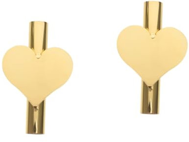 Sosoport 2stücke Herzförmiger Wandvase Aus Elegantes Design Für Trockene Blumen Wandmontierter Blumentopf Dekorative Wohnaccessoires Für Hochzeiten Und Zuhause