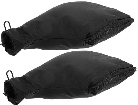 IWOWHERO 2pcs Saw Dust Collection Bags with Zipper Efficient Cleaner Bags for Saws Breathable Easy to Install for Workshop Dust Management
