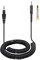 Panlouting Sostituzione Cavo Audio 3.5mm Aux con Molla Estensibile compatibile con Cuffie Pioneer DJ HDJ CUE1 HDJ CUE1BT HDJ X5 HDJ X7 HDJ S7 | Con Adattatore 6,3mm