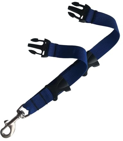 Obotsnoi Praktische sichere Scubas-Flossenhalter und Halter mit Schnellverschluss-Umhängeband, geeignet zum Tauchen und Angeln, Tauchen, Flaggenband-Clip