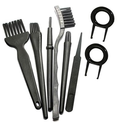 Kit de limpieza de teclado 6 en 1, accesorios simples para quitar el polvo, limpiador de mantenimiento, teclados, herramientas de limpieza, juego de pinceles, accesorio para computadora