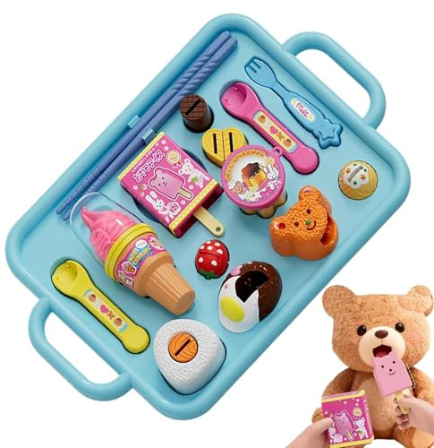 Spiellebensmittel-Set – pädagogisches Küchenspielzeug, Lernzubehör für und Mädchen, Vorschul- und Kindergartenspiele, Spielzeuglebensmittel mit sicherem Design, Spielset für fantasievolles Lern