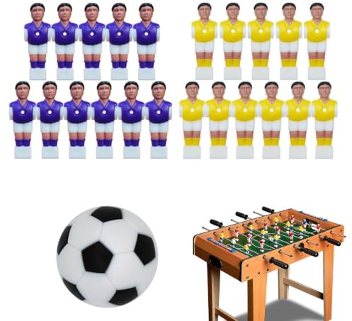 Kicker-män roliga fotbollsfigurer | Fotbollsfotboll set för turneringsfotboll för fotbollsfans, barn, vuxna och manliga vänner