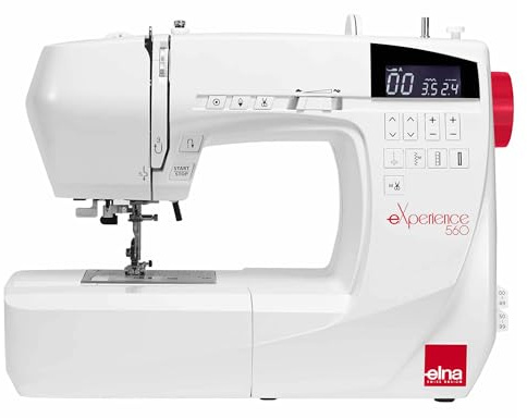 Elna Nähmaschine eXperience 560, Led Nählicht, 100 Stiche, 7mm Stichbreite, Fadenabschneider