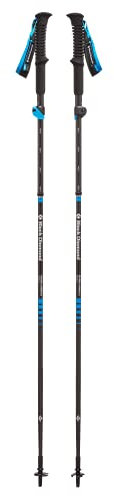 Black Diamond DISTANCE CARBON FLZ Z-POLES, Verstellbare und extrem leichte Trekkingstöcke (Trailrunning), klein faltbar, Carbon, Länge: 95-110 cm