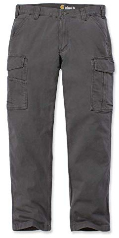 Carhartt, Pantaloni cargo da lavoro Rugged Flex®, Relaxed Fit Uomo, Shadow, W32/L32