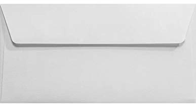 Netuno 25 Briefumschläge Weiß gerippt DIN DL 11x22 cm festlich und stilvoll | 120g Aster Laid White · elegante und hochwertige weiße Umschläge Strukturpapier für Hochzeit, Einladungen & Grußkarten