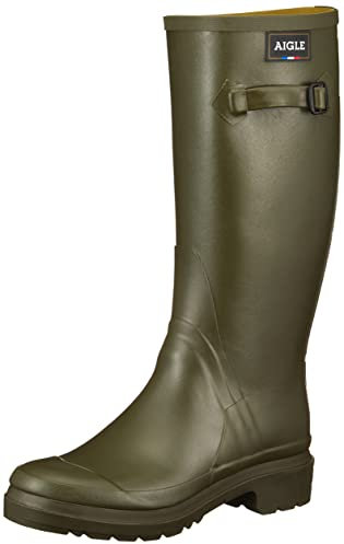 Aigle Herren Cessac Regenstiefel, Khaki, 43 EU