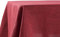 Decomira Tischdecke wasserabweisend Leinen-Optik - Fleckschutz, abwaschbar - Garten-Tischdecke Outdoor, Tischtuch Esstisch - Rot - 130x260 cm