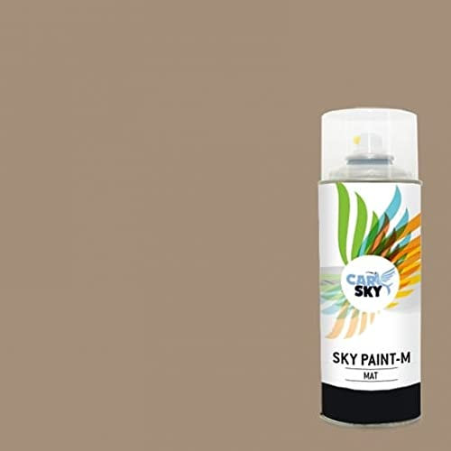 CARSKY RAL Farbspray Sprühlack Beige Grau 1019 Matt-Finish 400ml