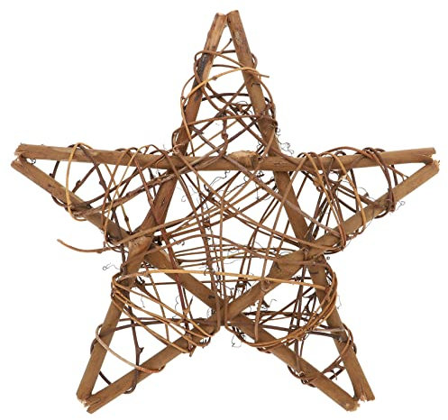 Rattanring Sternkranz Aus Rattan Stern Weinrebe Kranz Weinreben-sternkranz Weidenkränze Zum Basteln Natürliche Braune Weinsterne Kranz Rattan Zweigkranz Aus Holz Zubehör Hölzern