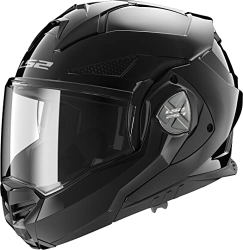 LS2, Klapphelm Motorrad ADVANT X SOLID Gloss Black, XXL