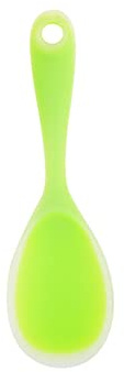 Cucchiaio da Risotto 1 Pz Manico Colorato Cucchiaio Di Riso In Silicone Materiale Di Sicurezza for Uso Alimentare Cucchiai Antiaderenti Strumento Di Cottura Aiutante Della Cucina Cucchiaio da Servizio