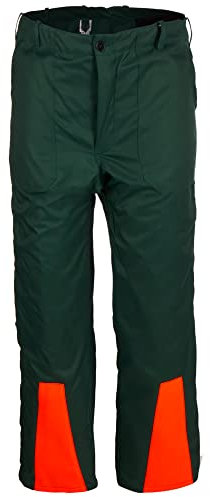 SWS Forst GmbH Schnittschutzbundhose Schnittschutzhose Forsthose Forest-Jack gr?n Leuchtorange