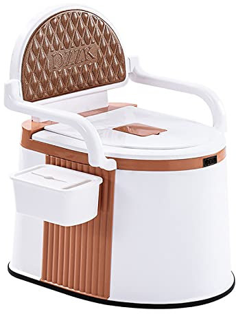 BTAISYDE Portable Camping Toilette, Camping Toilette für Erwachsene,Indoor Outdoor Toilette mit Abnehmbarem Griff, Portable Eimer Sitz