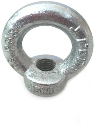 B.a.u.q.o.o. Ringmutter M8 aus verzinktem Stahl, 4 Stück, Hochfeste, DIN 582