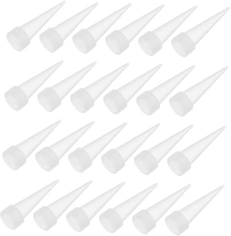 DIYEAH 100stücke Caulking Nozzles Für Präzise Klebeanwendungen Transparente Und Flexible Für -projekte Und Professionelle Nutzung Einfach Zu Ersetzen Und Langlebig