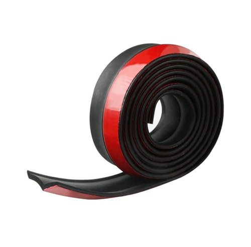 Auto Frontspoiler Universal Frontspoilerlippen Auto Stoßstangenlippenschutzaufkleber Auto Frontspoiler Stoßstangenlippe Gummi Auto Stoßstangenschutz Frontspoiler Stoßfänger Lippe(1M)