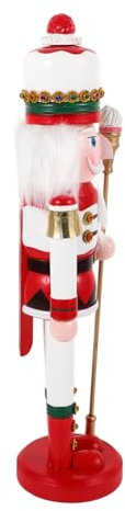 IMIKEYA Casse-Noisette De Noël Bois Coloré Décoration Ornement De Noël Casse-Noisette Traditionnel