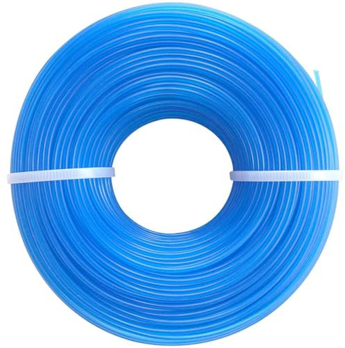 AIMIXUN 1,6 mm x 100 m Filo per Decespugliatore, Filo Nylon per Trimmer, Filo per Tagliabordi Decespugliatori per Giardinaggio e Fai da Te - Blu