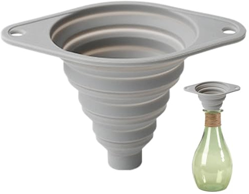 Funnuto in silicone, imbuto da cucina - Filler a bocca larga pieghevole,Funnel di silicone per cucina Usa bottiglie di riempimento, conserve, cottura e trasferimento di polvere d'acqua