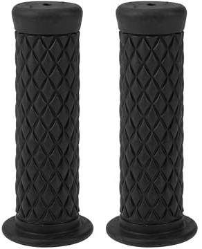 INFINAUTO 1 25mm 1.1 28mm Universal Motorcycle Hand Grips Cover Non Slip TPU Handlebar Hand Grips for Motorcycle Scooter Bicycle ATV Black 1 Pair