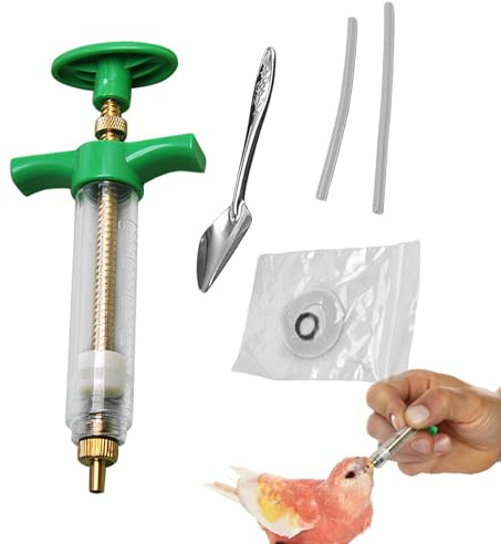 - Cucchiai Tubi Per Liquidi Spessi,Forniture per Mangiatoie per Uccelli