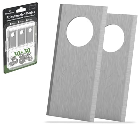 30x To the South® Lames de tondeuse robot universelles compatibles avec Honda Miimo HRM 310, 520 & 3000 acier - 30 pièces