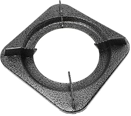 Petite Anneau Wok Stable Support Fer en Noir, de Casserole | Réducteur pour Cuisinière à Gaz, Isolation Thermique, Contrôle de Chaleur, Économies D’Énergie, Usage sur Plaque Restaurant
