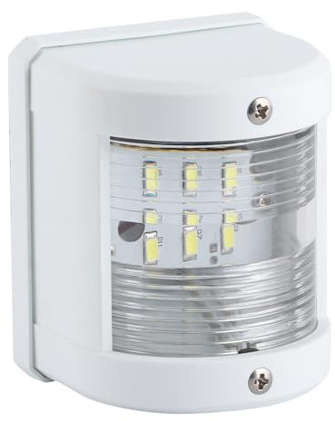 Luz LED de señal para barco, lámpara de mástil de navegación impermeable para yates, cruceros de pesca, 12V/24V, 135 grados
