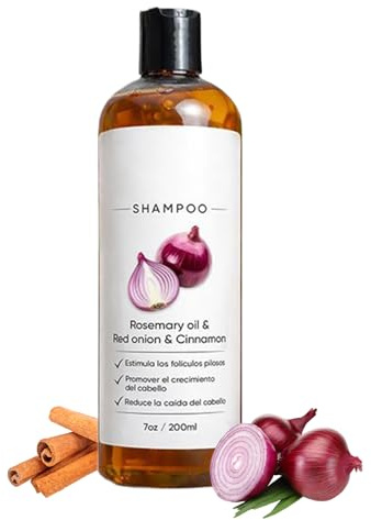 200 ml schampo med rosmarin och för kvinnor, 200 ml schampo mot håravfall, naturlig växtbalsam, schampo för förtjockning av hår, för män och kvinnor vuxna ökar