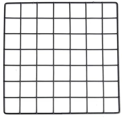 BATHVEVE Marco de Fotos Colgante de Hierro Negro Rejilla Metálica para Decoración de Pared, Estantería Práctica y Conveniente para Estudio y Hogar DIY