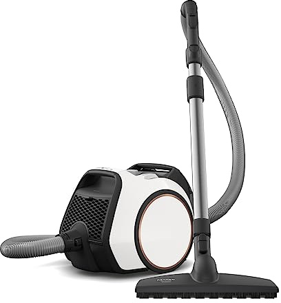 Miele Boost CX1 Parquet – Beutelloser Bodenstaubsauger mit Vortex-Technologie und HEPA AirClean Filter – Leistungsstark, kompakt und wendig – In Lotosweiß/Roségold