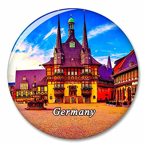 Deutschland Wernigerode Kühlschrankmagnet Dekorativer Magnet Touristische Stadt Reise Souvenir Sammlung Geschenk Starker Kühlschrank Aufkleber
