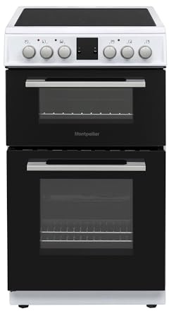 Montpellier MDOC50FS 50cm Double Ceramic Cooker in Silver