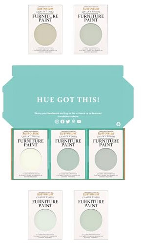 Rust-Oleum Furniture Paint in Chalky Finish – Fresh Greens Tester Box