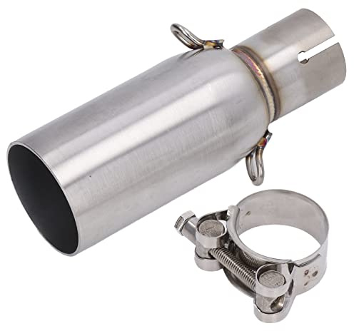 Kit Tubo Centrale Scarico Moto Connettore Slip on, per Beverly 125 300 MP3 | Tubo Di Collegamento Centrale Di Ricambio, Idroformatura A Pressione Per Flusso Scarico Ottimale, Adattatore Per X10 125