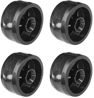 cyclingcolors 4x ruote plastica 30mm nero rotelle mobili dura carrello piccole guardaroba cassetto letto porta scorrevole