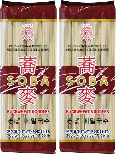 Chunsi Fideos Soba (De Alforfón) 300 g (Paquete de 2)